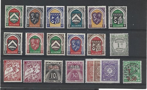 Algerie lot timbres - -,