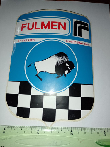 Autocollant pub batterie - autocollant,