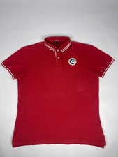 Polo napapijri vintage rouge logo brodé
