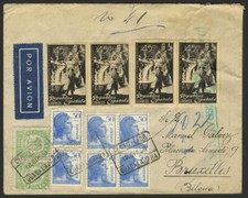 Espagne Courrier De La République Espagnole Certifié Botte