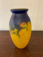 Vase obus signé Muller 