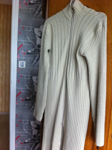 Gilet long beige avec - long,