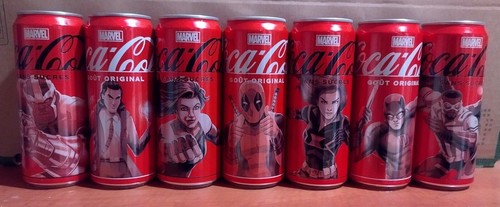 Lot canettes coca cola - canettes,