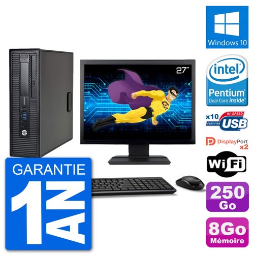 800 ecran 27 intel - hp, 27"
