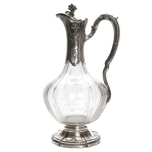 Silver mounted glass - silver-mounted,