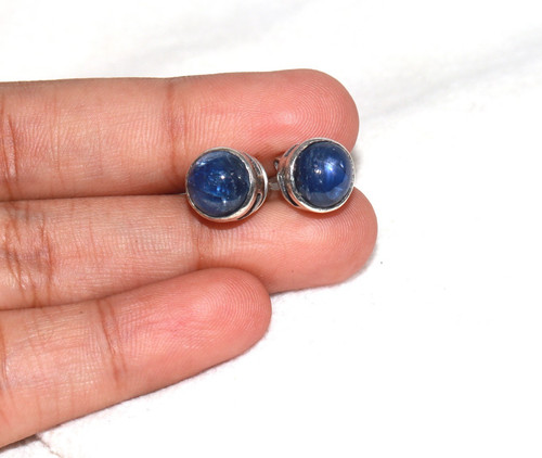 Boucle oreille clou saphir - d’oreille,