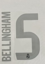 Flocage  #5 Bellingham  Real Madrid  2025 2026 Exterieur