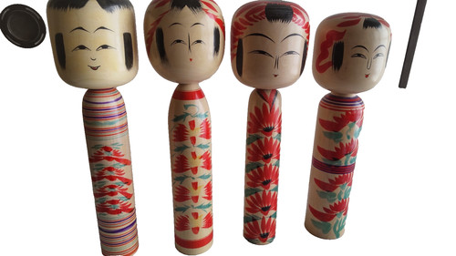 Traditional kokeshi series 4 - series,,