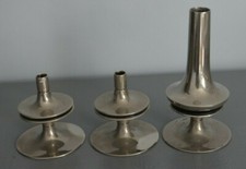 Bougeoir et Vase Métal