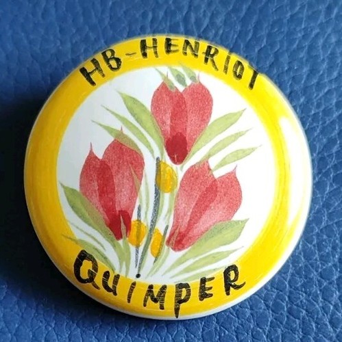 Broche céramique henriot - en,