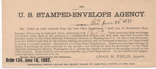 1897 post office department - office,