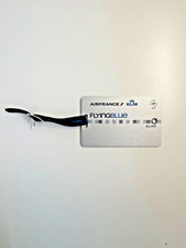 Air France KLM SILVER Luggage Tag Etiquette Bagage