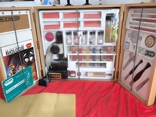 Jeu vintage la malette en bois GéGé "Le docteur en biologie" Année 70