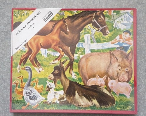 Ancien puzzle bois jouets - puzzle,