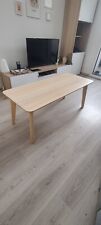 table basse Ikea bois clair