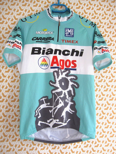 Maillot cycliste bianchi agos - maillot,