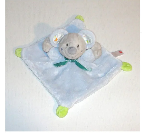 Doudou nicotoy souris bleu - doudou,
