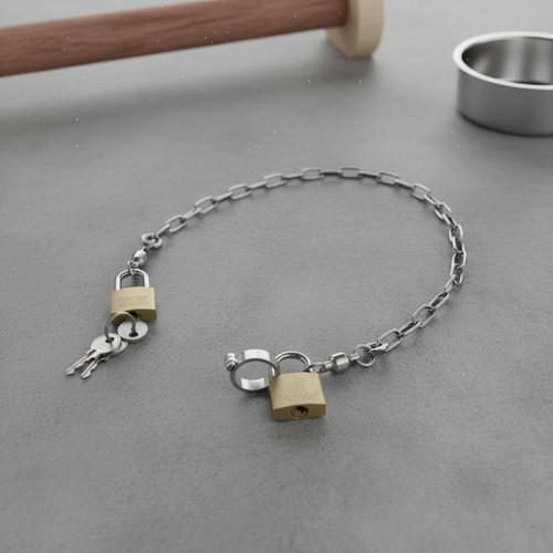 Bracelet patte acier - de,