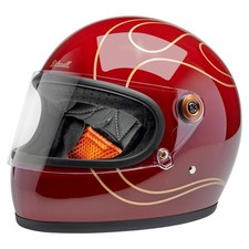 Flammes rouges grenat de Casco Biltwell Gringo
