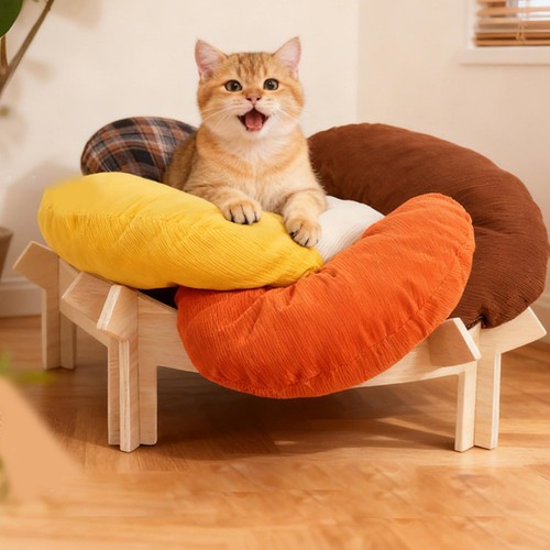 Lit surélevé pour chat - ,