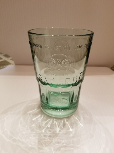 Barcardi glass green - barcardi,