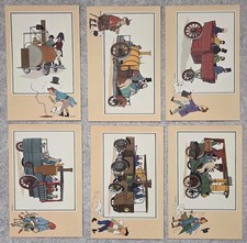 HERGE TINTIN 6 Chromos Voir et