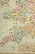 1891 Ancien Carte Sud Ouest