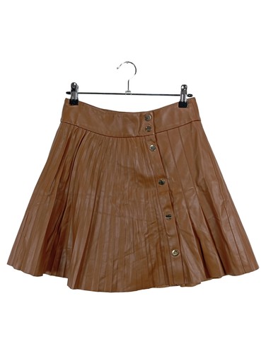 Zara jupe plissée similicuir - zara,