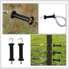  2 Pcs Poignee Cloture Electrique Portillon Poignée De Porte Extérieure