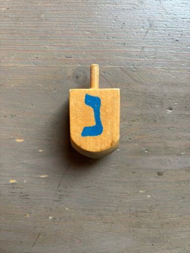 Ancienne toupie dreidel - ancienne,
