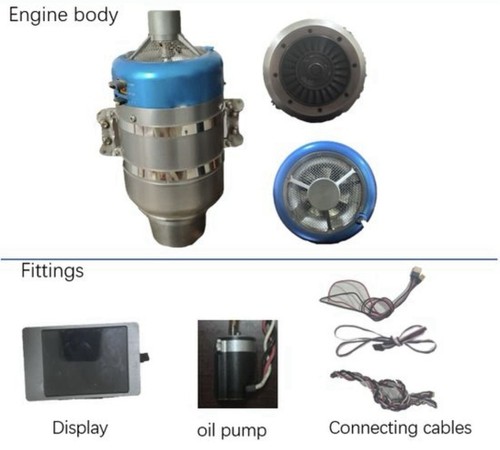 9kg thrust turbine engine - 9kg,