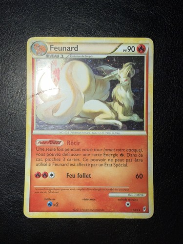 Carte pokémon feunard 95 - carte,