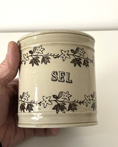 Pot sel faience st uze - à,