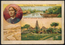 Chromo-chicorée Arlatte(Cambrai)L'Annam/asie-Colonies Françaises-Db.34