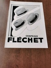 Publicité ad 1934 Chapeau