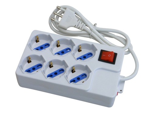Prise électrique multiple - multiple, 6
