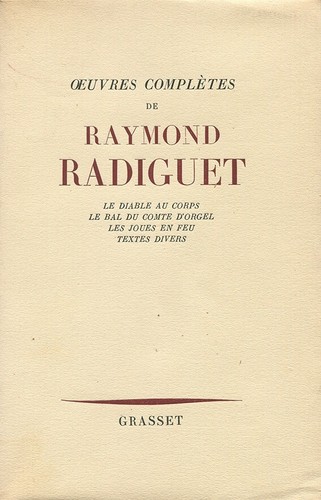 Raymond radiguet oeuvres - radiguet,