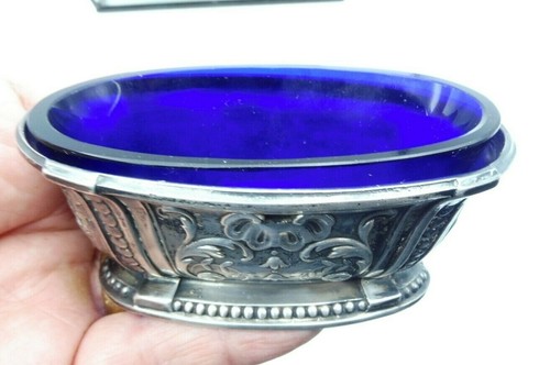 Large saliere metal argente - metal,