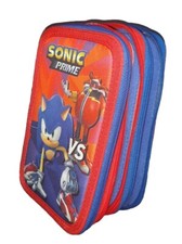 Trousse Scolaire 3 Zip Sonic