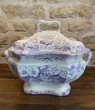 Soupière en faïence anglaise