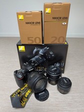 Nikon D750 + 20mm/1.8G ED + 50mm/1.8 + 24-120mm (excellent état)