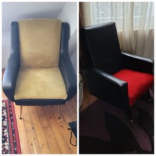 Paire de fauteuils vintage, dans l'esprit de Pierre Guariche