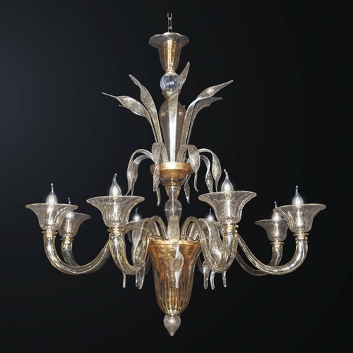 Lustre murano classique - lustre,