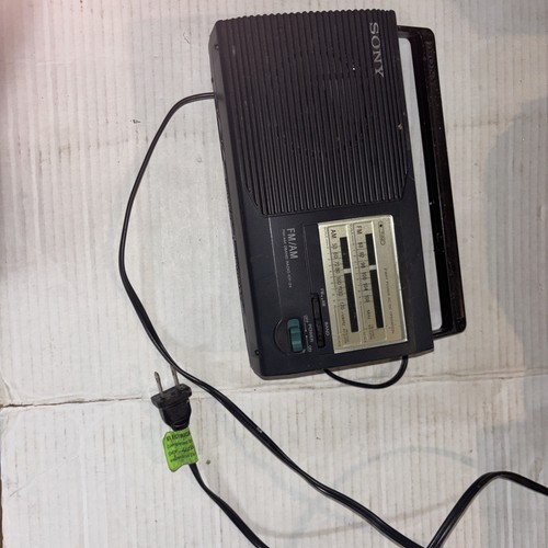 Vintage sony icf am - sony, fm/am