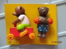 Figurine Petit ours Brun  / 2 figurines " Loisirs  " 