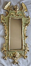Miroir vintage italien en bois