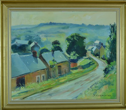 Ancien tableau vue - tableau, de