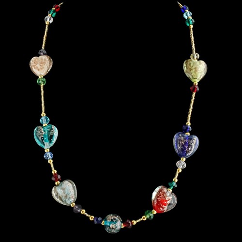 Murano verre collier - murano,