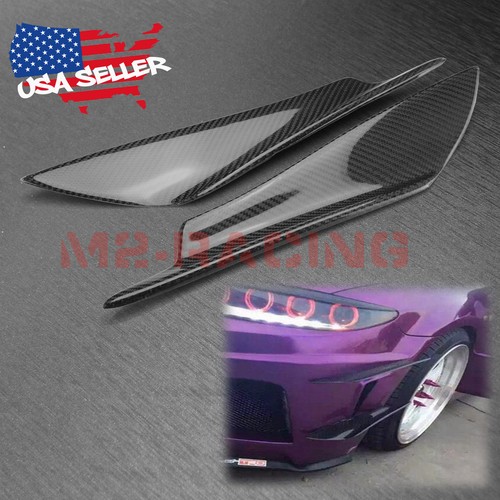 2pcs real carbon fiber - 3k,