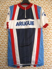 Maillot Cycliste Arliguie Cycles et sports 45 Vintage 80'S jersey Homme - M